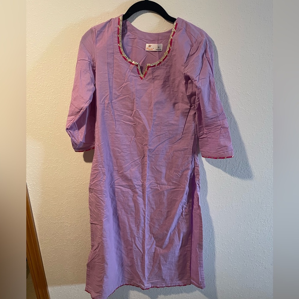 Kurta with Pants and Shawl